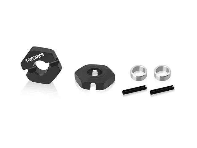 TE-266-G アルミ製フロント12mm HEXアダプター【RC10 4WD】 TE-266-G アルミ製フロント12mm HEXアダプター【RC10 4WD】