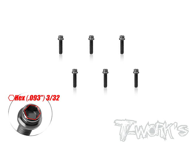 TSS-440H-716 チタン製キャップヘッドスクリュー・3/32in HEXソケット【4-40 x 7/16インチ/6本入 】 TSS-440H-716 チタン製キャップヘッドスクリュー・3/32in HEXソケット【4-40 x 7/16インチ/6本入 】