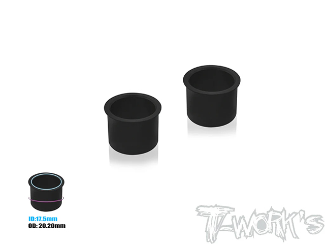 TT-120-A-17-BK ツールスタンド用追加スペーサー【20mm→17mm/ブラック・2個入】 TT-120-A-17-BK ツールスタンド用追加スペーサー【20mm→17mm/ブラック・2個入】