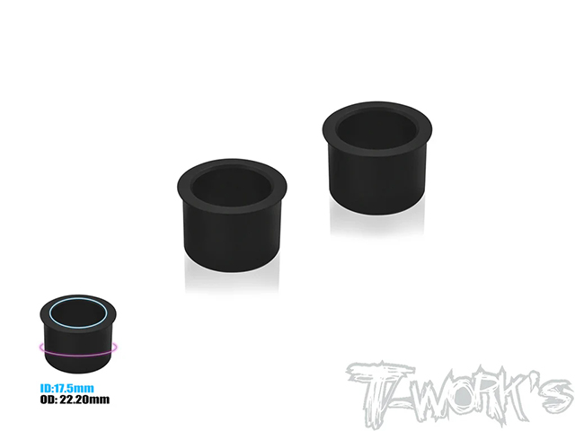 TT-120-A-17A-BK ツールスタンド用追加スペーサー【22mm→17mm/ブラック・2個入】 TT-120-A-17A-BK ツールスタンド用追加スペーサー【22mm→17mm/ブラック・2個入】