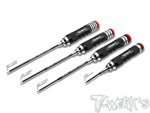 TT-058-HS-Inch T-Work's六角レンチセット【0.05・1/16・5/64・3/32インチ】 TT-058-HS-Inch T-Work's六角レンチセット【0.05・1/16・5/64・3/32インチ】